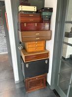 Verzilverd bestek kasten, koffers, doosjes , leeg., Ophalen of Verzenden