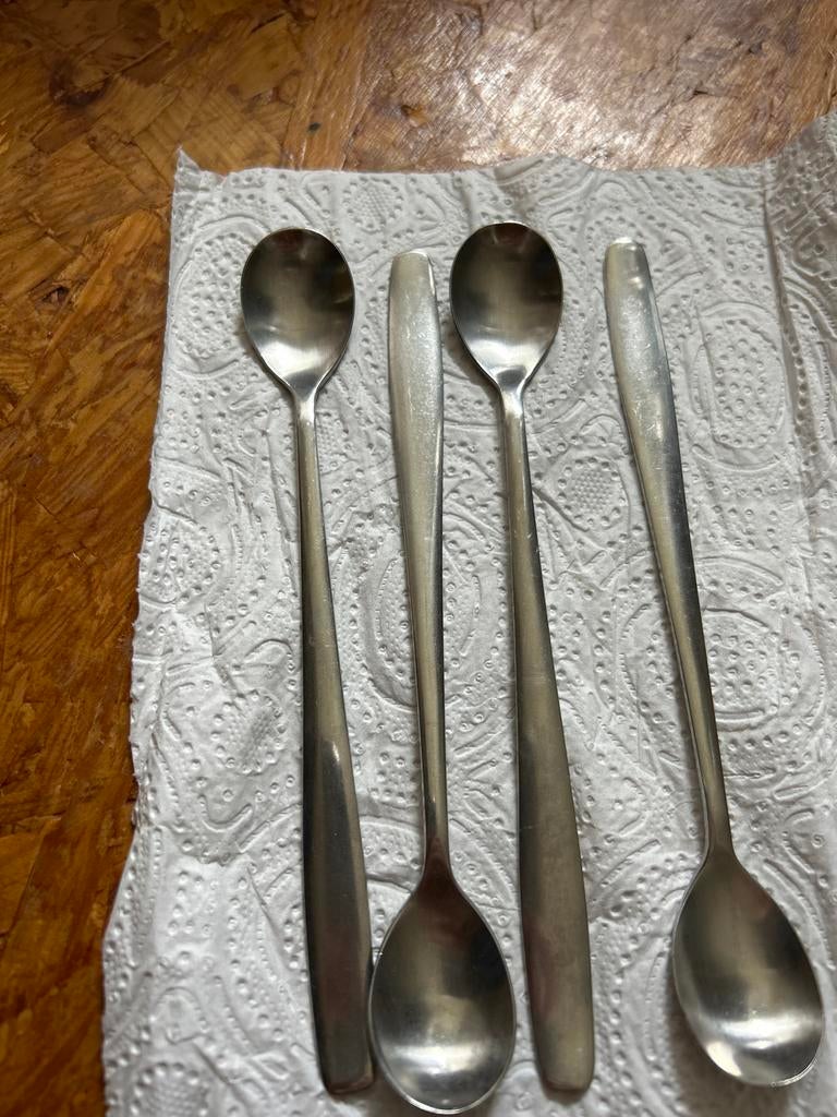 Gero Zilmeta 515 sorbetlepels, Ophalen of Verzenden, Gebruikt, Rvs of Chroom