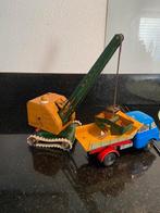 Hijskraan MFZ us zone Germany jaren '50 plus kiepwagen, Antiek en Kunst, Antiek | Speelgoed, Ophalen of Verzenden