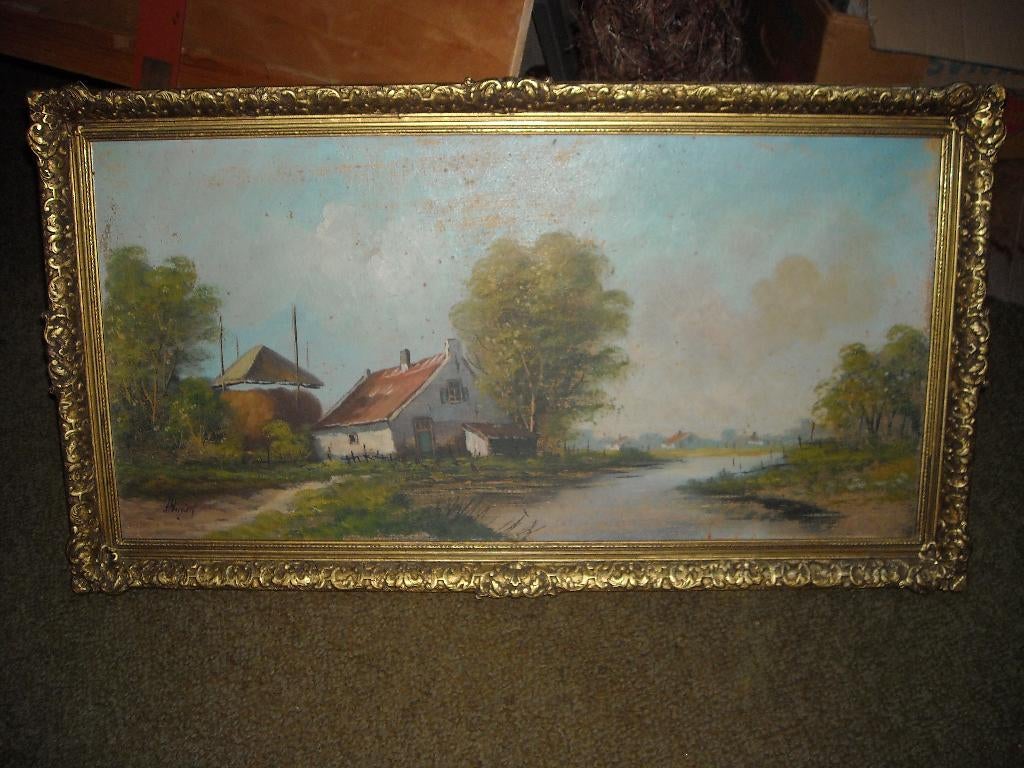 vintage schilderij, Ophalen