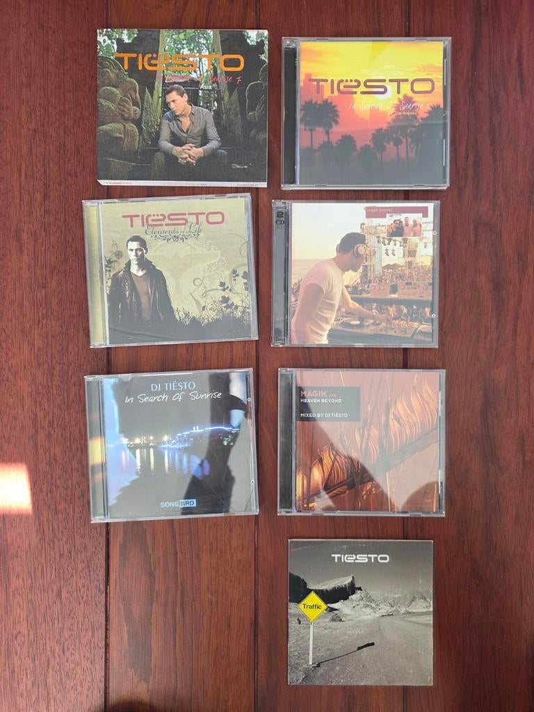 Tiesto CD collectie - 7 albums, Cd's en Dvd's, Cd's | Dance en House, Ophalen of Verzenden, Gebruikt, Techno of Trance