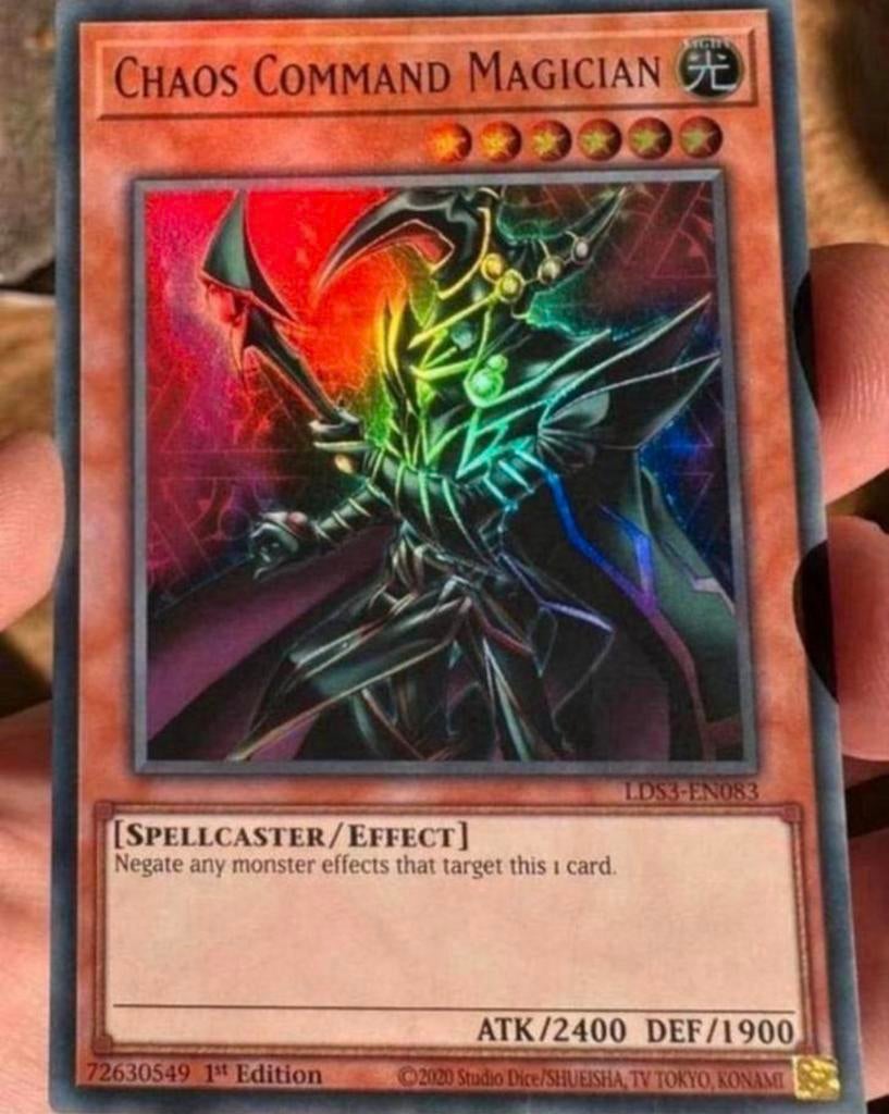 Yu-Gi-Oh! Chaos Command Magician LDS3 1st Edition M/NM !, Hobby en Vrije tijd, Verzamelkaartspellen | Yu-gi-Oh!, Ophalen of Verzenden
