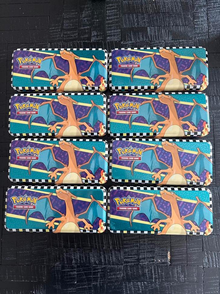 Pokémon TCG Blikken, Hobby en Vrije tijd, Verzamelkaartspellen | Pokémon, Zo goed als nieuw, Overige typen, Ophalen of Verzenden