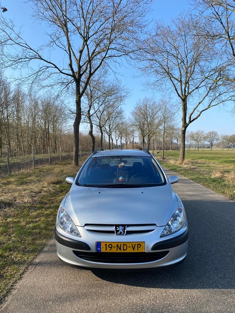 Peugeot 307 1.6 16V XR Break 2003 Grijs grote beurt en APK✅, Stof, 4 cilinders, Origineel Nederlands, Stationwagon