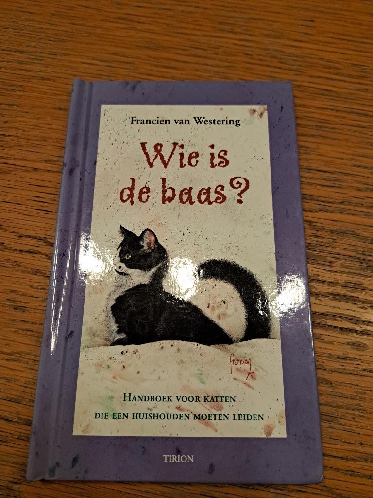 boek kat wie is de baas, Ophalen of Verzenden, Gelezen, Katten