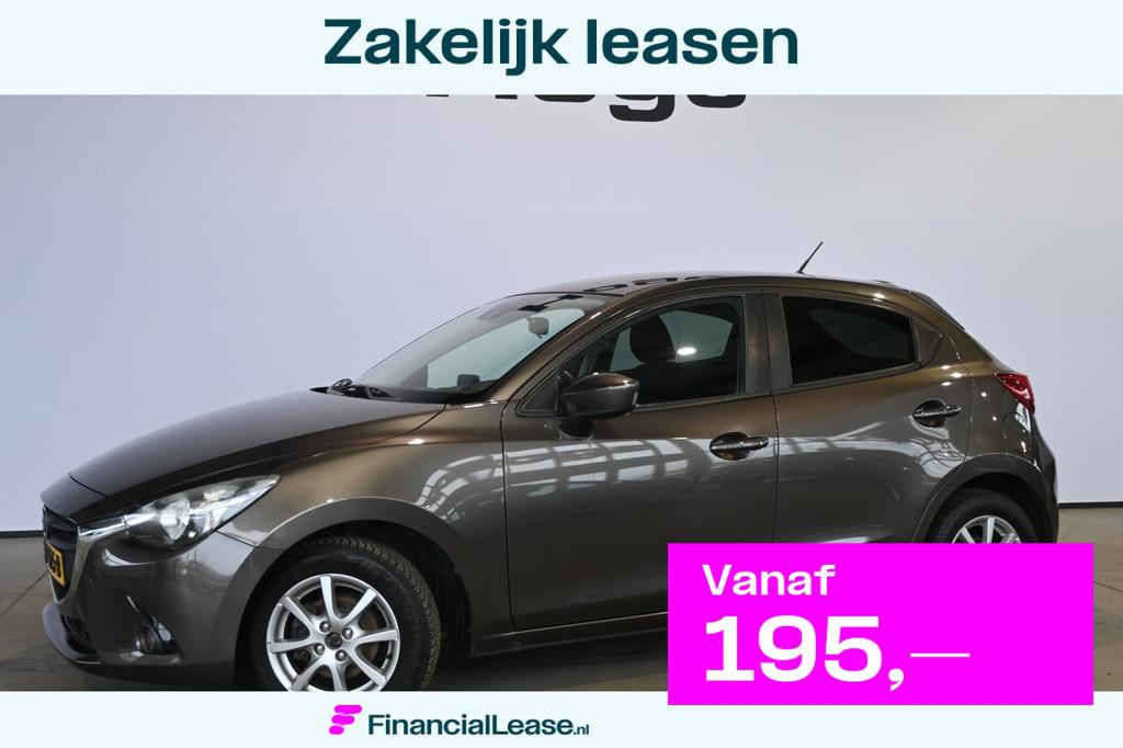 Mazda 2 1.5 Skyactiv-G GT-M Line Airco Navigatie Stoelverwar, Auto's, Mazda, Bedrijf, Lease, Financial lease, ABS, Airbags, Airconditioning