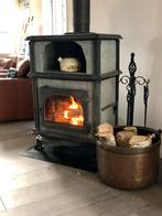 Prachtige speksteen gietijzer houtkachel kachel, Ophalen, Gebruikt, Houtkachel, Vrijstaand