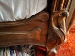 Antieke twijfelaar van mahoniehout uit 1880, Antiek en Kunst, Antiek | Meubels | Bedden, Ophalen