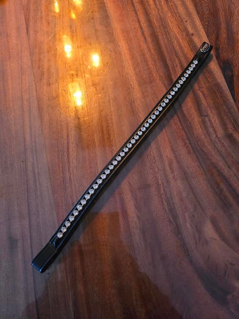 Frontriem Passier strass met goud, Ophalen, Nieuw, Dressuur