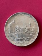 Noorwegen 200 Kroner 1980 Brill.unc 0,625 zilver 26.80 grams, Ophalen of Verzenden, Overige landen