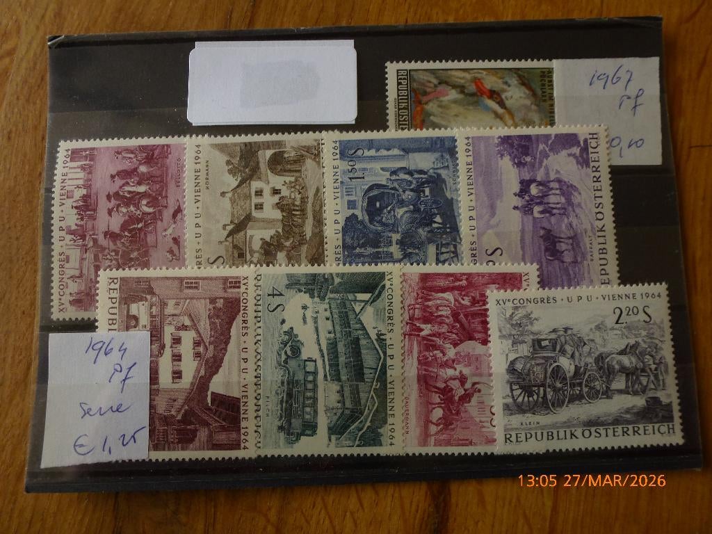 Oostenrijk, Verzenden, Postfris