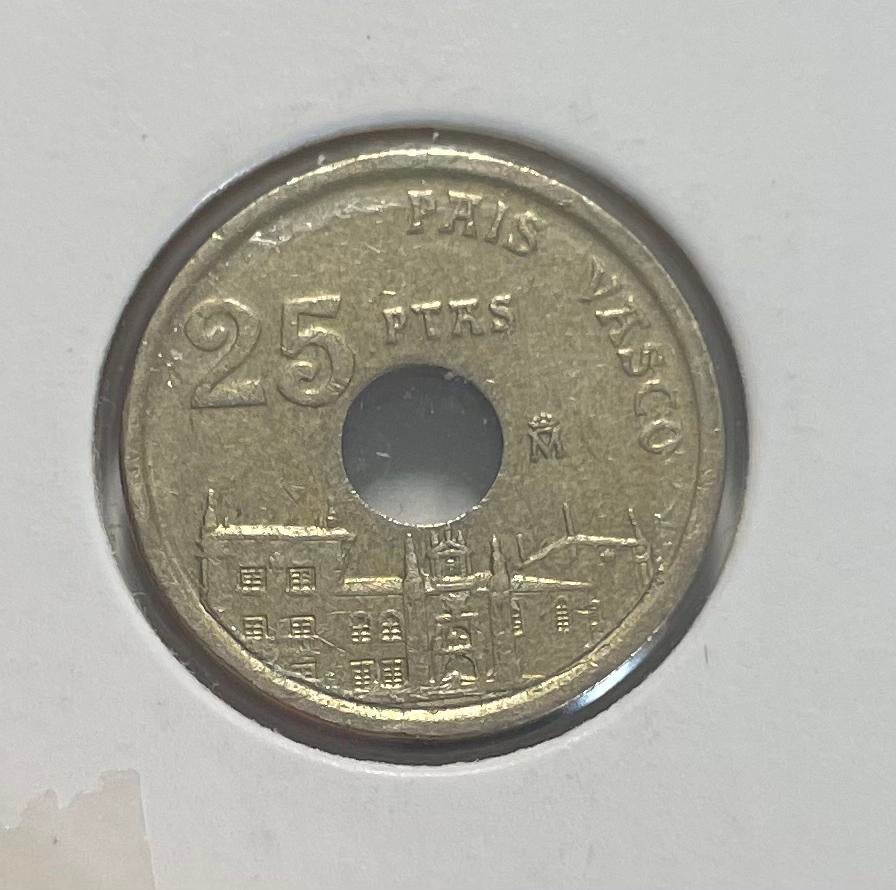 25 pesetas Spanje 1993, Ophalen of Verzenden, Overige landen