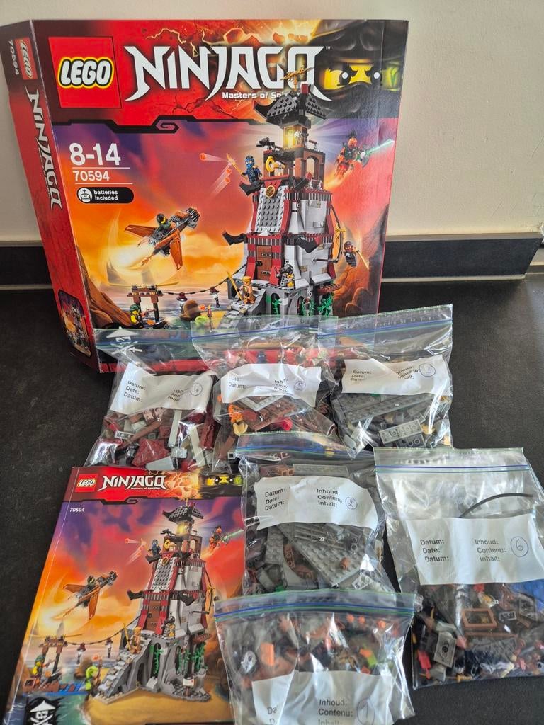 Lego ninjago, Ophalen of Verzenden, Zo goed als nieuw, Complete set, Lego