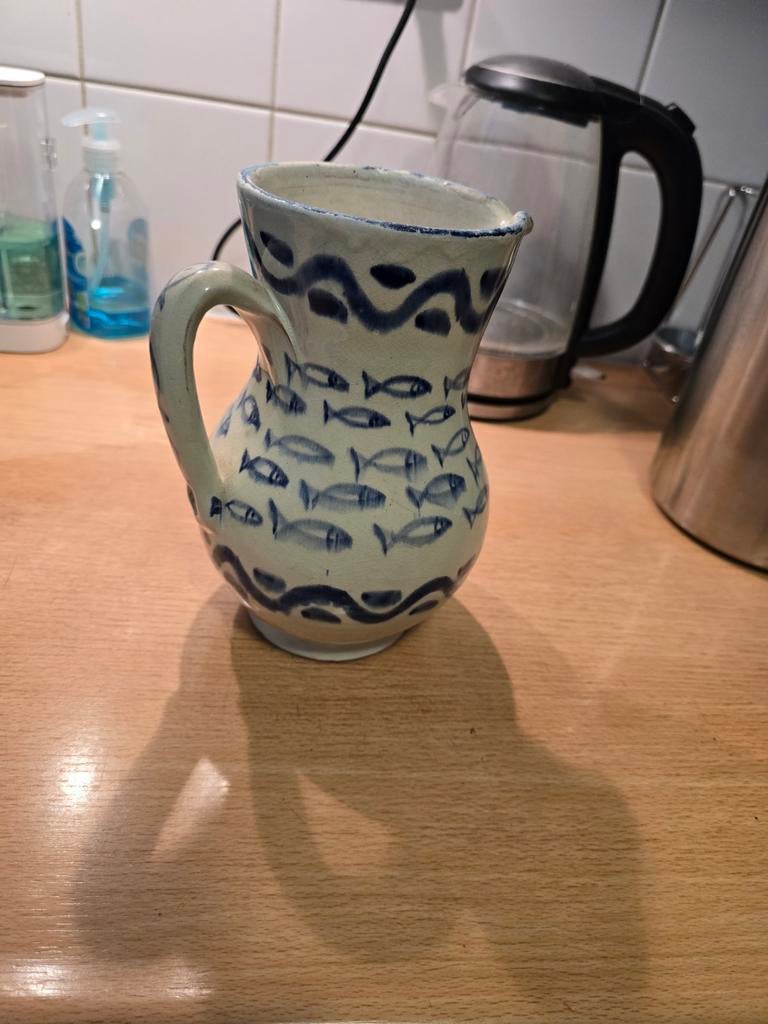 Pro Italia Tonno Blu waterkan, Antiek en Kunst, Antiek | Vazen, Ophalen of Verzenden