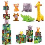 Djeco stapelblokken jungledieren  Bieden, Ophalen, Gebruikt, Ontdekken