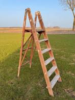 Oude houten schilderstrap - 170 cm hoog, Ophalen, Trap, Xx, Xx