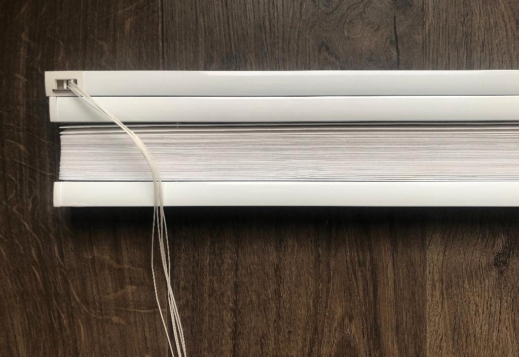 Plissé gordijn, wit , 165 x 115cm, top down-bottom up, ZGAN, Ophalen, 150 tot 200 cm, Zo goed als nieuw, Wit