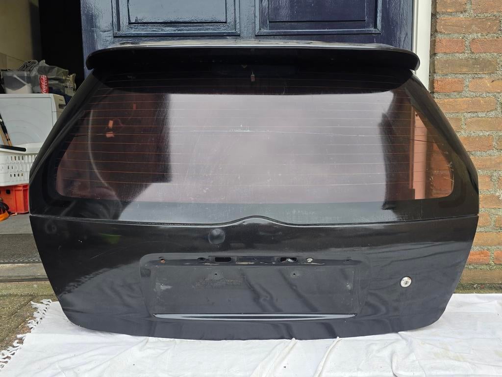 Corolla E11 G6 achterklep zwart., Gebruikt, Achterklep, Ophalen of Verzenden, Toyota