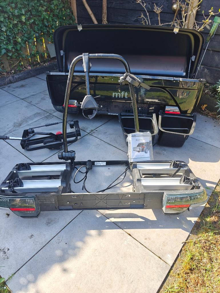 Bagagebox MFT Trekhaakkoffer + Fietsendrager, Ophalen, Zo goed als nieuw