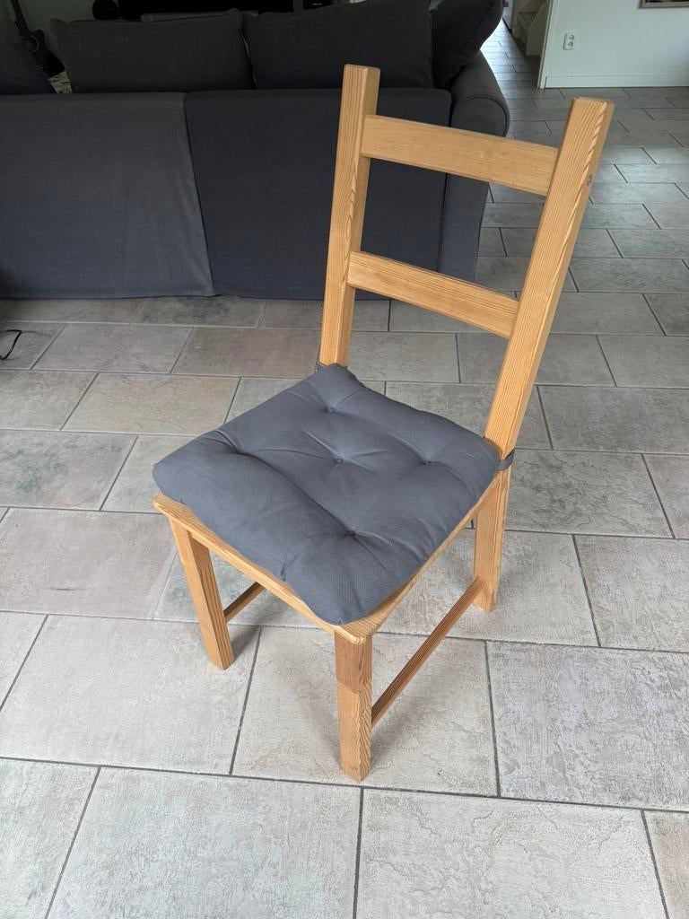 6 Ikea IVAR stoelen met kussens, Ophalen, Zo goed als nieuw