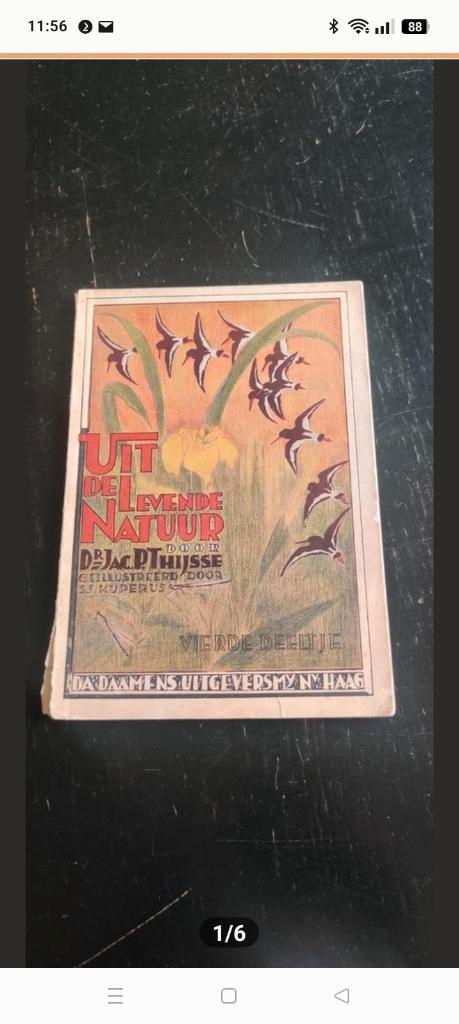 Uit de levende natuur . Dr. Jac. P.Thijsse, Boeken, Natuur, Gelezen, Natuur algemeen, Ophalen of Verzenden
