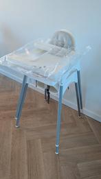 Twee IKEA kinderstoelen met blad, Ophalen, Gebruikt, Overige typen, Gordel(s)