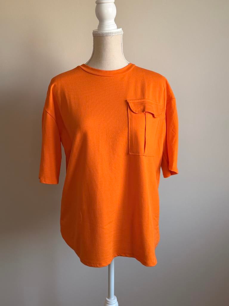 NIEUW! Oranje Shirt One Size (S-XL) - Perfect voor Koningsda, Kleding | Dames, Maat 38/40 (M), Nieuw, Oranje, Ophalen of Verzenden