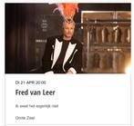 Fred van Leer 2x Rij 1 Tickets  - Lampegiet Veenendaal, Twee personen, April