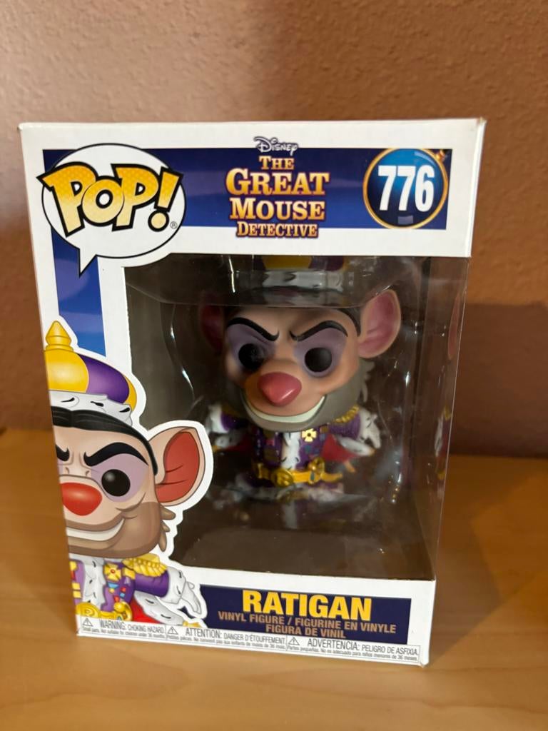 Funko Pop! Disney The Great Mouse Detective - Ratigan #776, Ophalen of Verzenden, Zo goed als nieuw