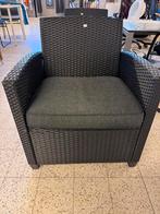 Comfortabele Wicker Tuinstoel met Kussen - Zo goed als nieuw, Ophalen, ., Zo goed als nieuw, .
