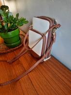 Lederen schoudertas nieuw!, Ophalen, Nieuw, Zwart