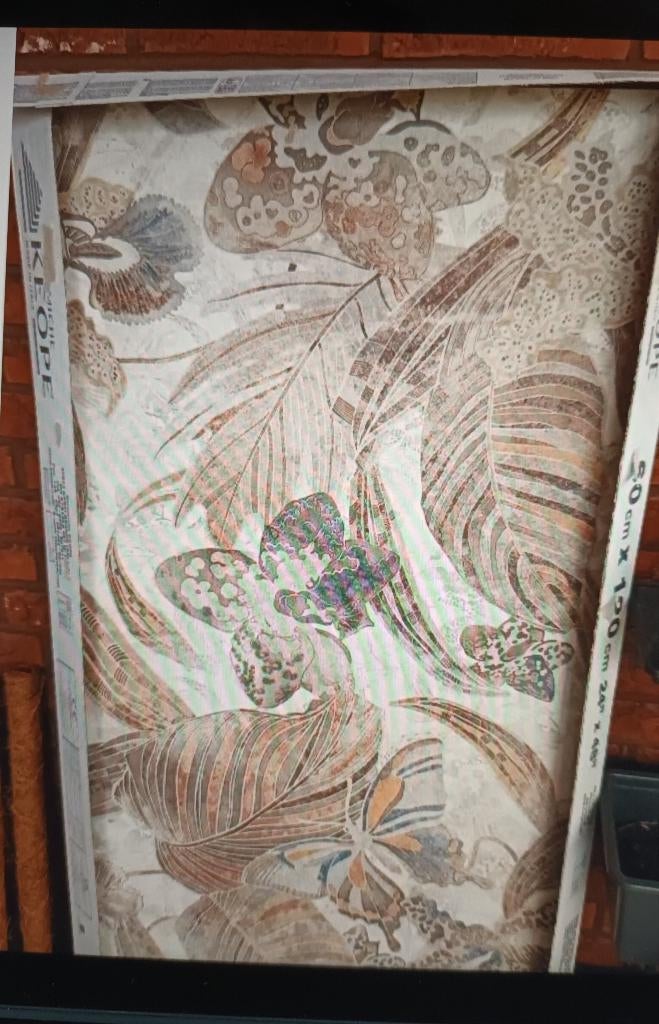 Te koop : Ceramische Tegel Flora, Ophalen, 60 cm of meer, 40 tot 60 cm, Keramiek