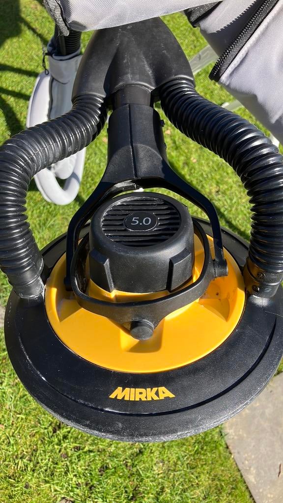 Mirka wand / plafond schuurmachine met stofzuiger, Ophalen of Verzenden, Gebruikt, 1200 watt of meer, Overige typen
