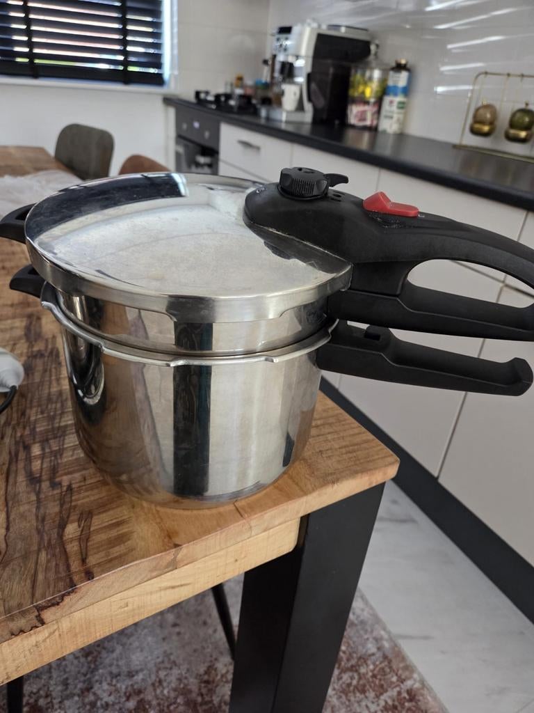 Tweedelige stoompan - Weinig gebruikt, Ophalen of Verzenden