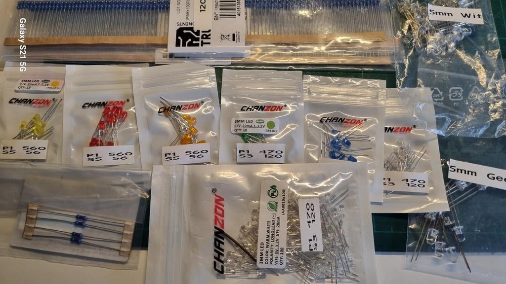 Diverse ledlampjes, Ophalen of Verzenden, Gelijkstroom, Overige merken