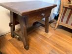 Eiken bijzettafel met lade, Ophalen, Minder dan 45 cm, Minder dan 55 cm, Gebruikt