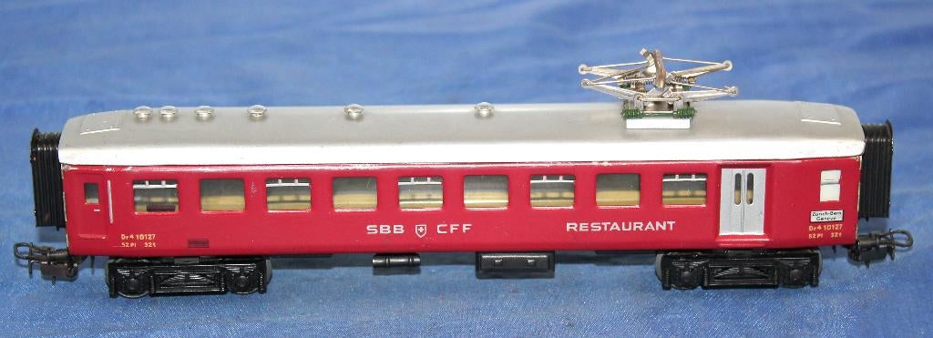Märklin H0 4035 SBB restauratie rijtuig met verlichting., Hobby en Vrije tijd, Wisselstroom, Gebruikt, Wagon, Ophalen of Verzenden