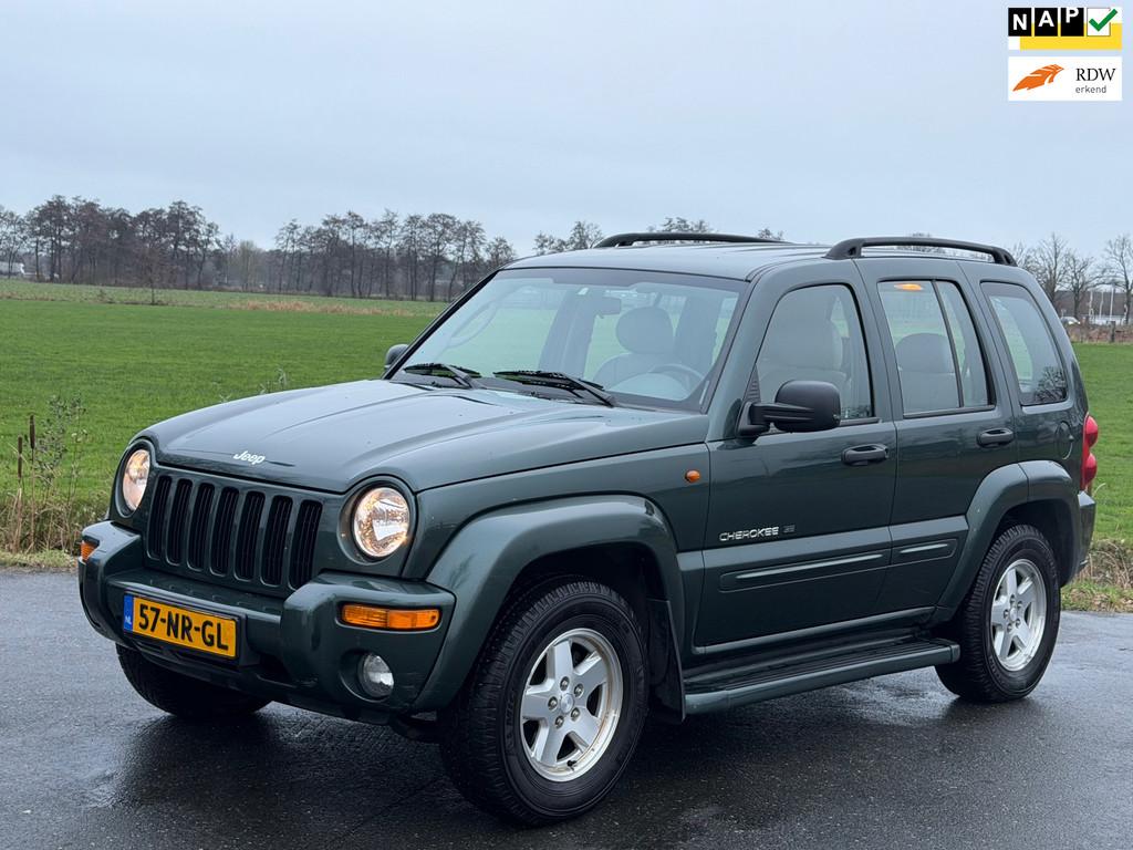 Jeep Cherokee 3.7 V6 Renegade 4x4 | Nap | Leer | Netjes, Auto's, Jeep, Automaat, 3700 cc, Gebruikt, 3360 kg