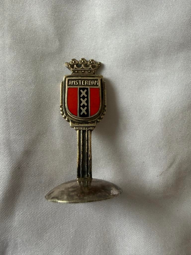 Vintage Amsterdam Souvenir Lepel - Zilverkleurig, Ophalen of Verzenden