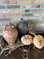 Brocante oude rustieke kruiken, sober wonen., Ophalen of Verzenden