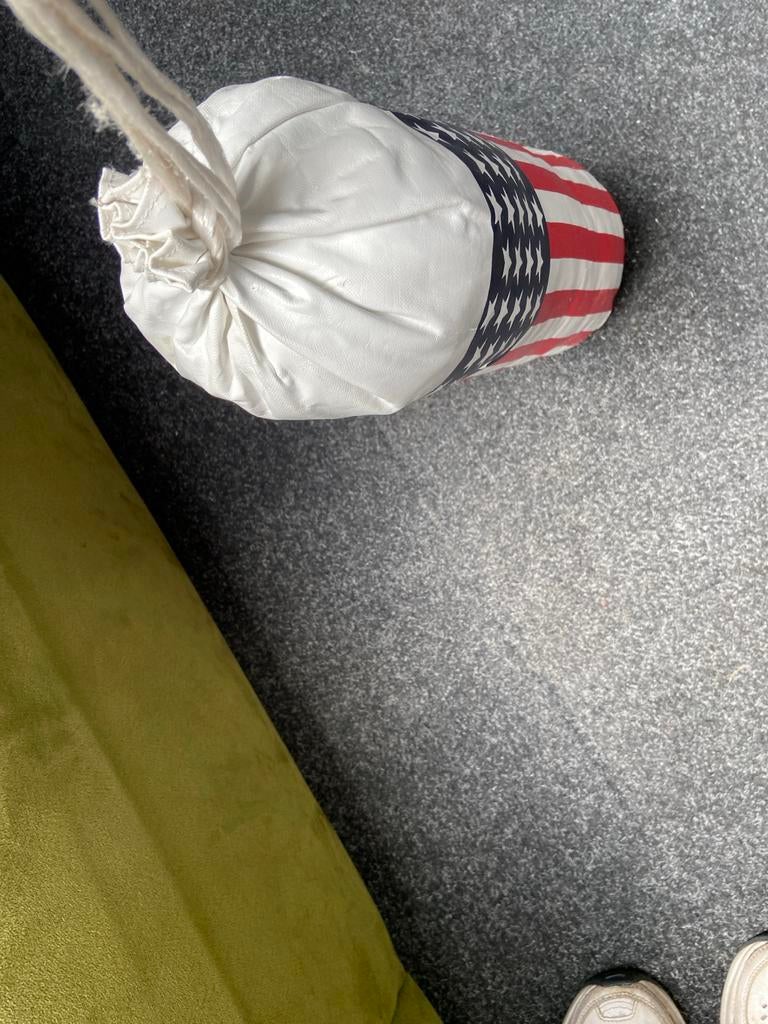 Boksbal met Amerikaanse vlag - Gebruikt, Ophalen of Verzenden, Gebruikt, Boksbal