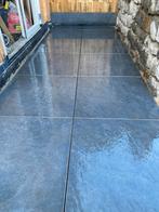 Geoceramica tegels 60x60 antraciet (4m2), Ophalen, Keramiek, Zo goed als nieuw, Minder dan 5 m²
