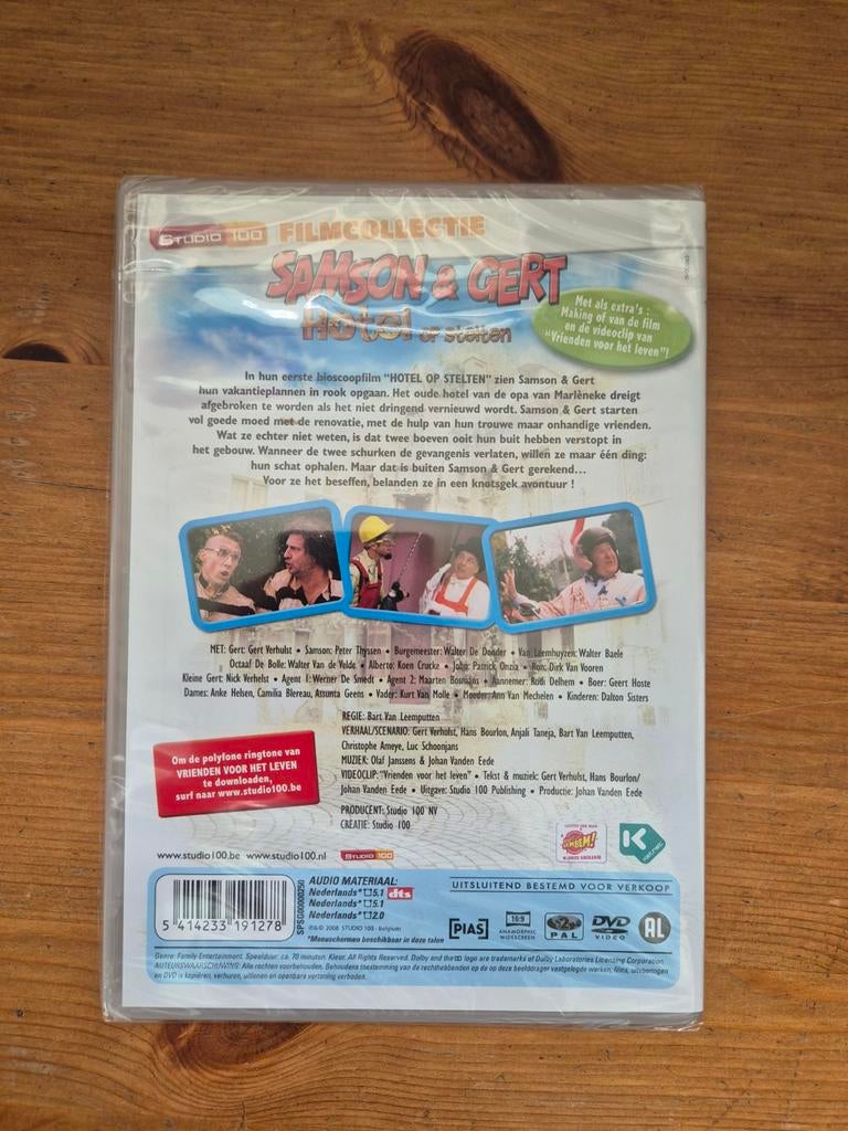 Samson en gert dvd hotel op stelten nieuw, Ophalen of Verzenden, Nieuw in verpakking, Overige genres