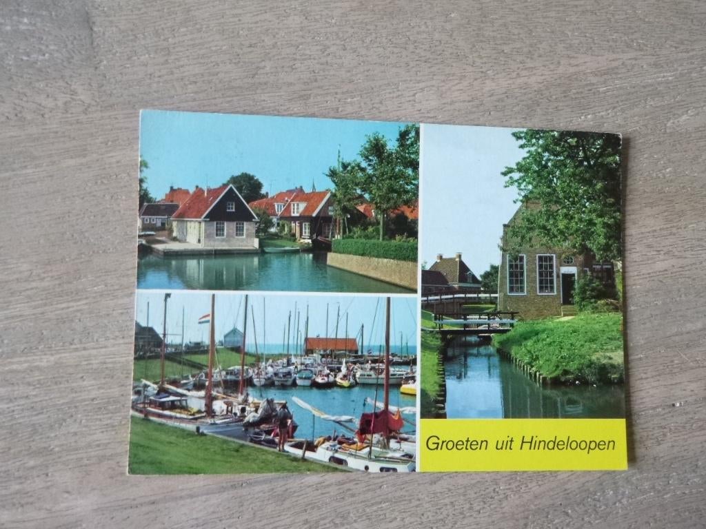Hindeloopen, groeten uit/jachthaven 1979, Verzenden, 1960 tot 1980, Gelopen, Noord-Brabant