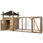 Kippenhooiberg met ren Loes XL, Ophalen of Verzenden, Nieuw, Kippenhok of Kippenren