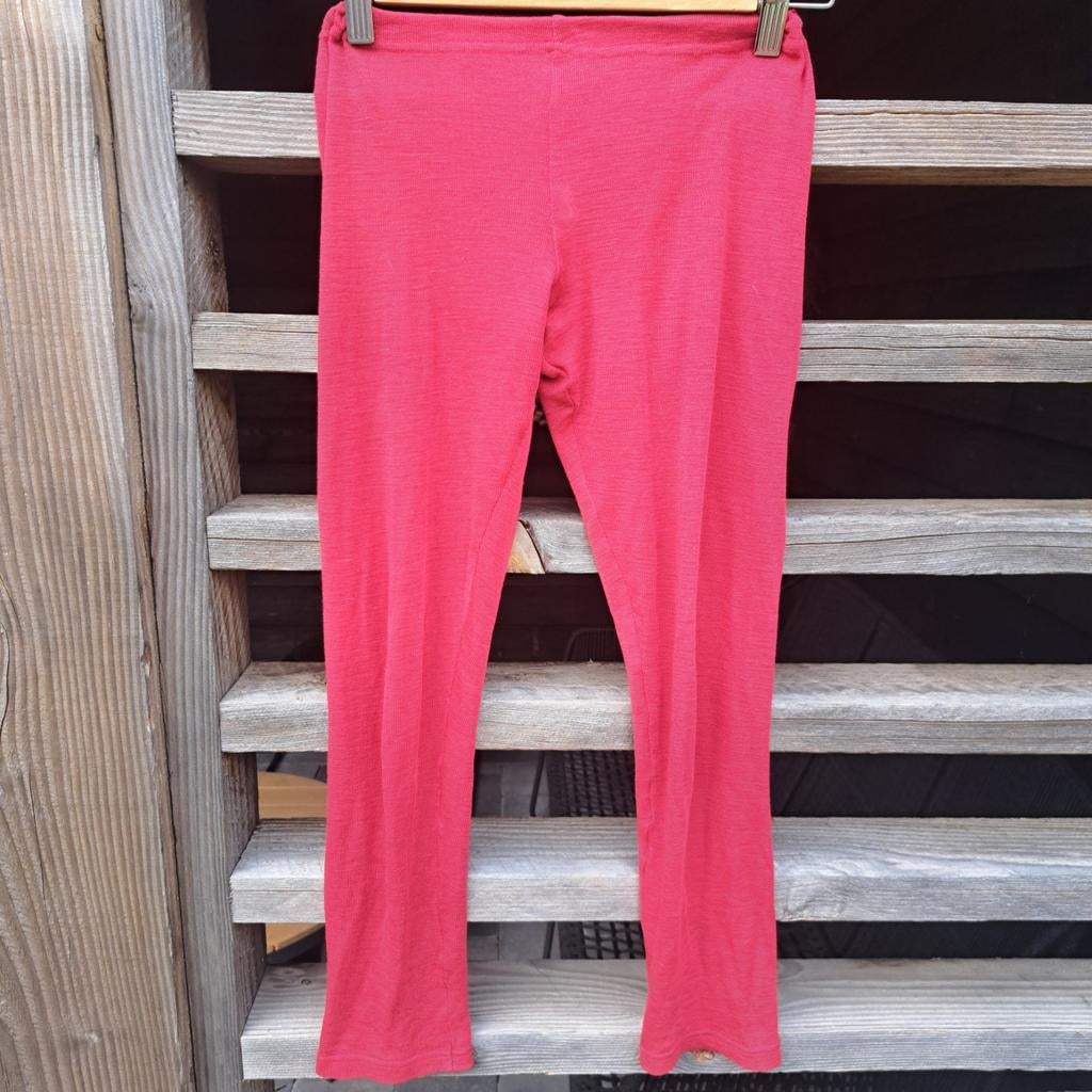 Rode wol/zijde legging maat 152 engel, Kinderen en Baby's, Broek, Gebruikt, Meisje, Engel