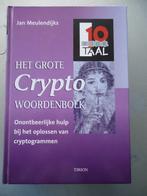 Het Grote Cryptowoordenboek / meulendijks, Ophalen of Verzenden, Zo goed als nieuw, Los deel, Overige onderwerpen