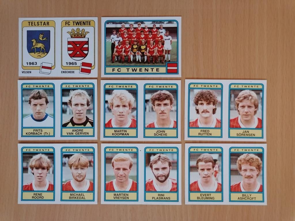 Panini Voetbal 84 FC Twente compleet., Ophalen of Verzenden, Nieuw, Sticker