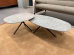 Nieuw Metaform Salontafelset Triple Keramiek Stone Tafel, Nieuw, Metaforn, Minder dan 50 cm, Ovaal