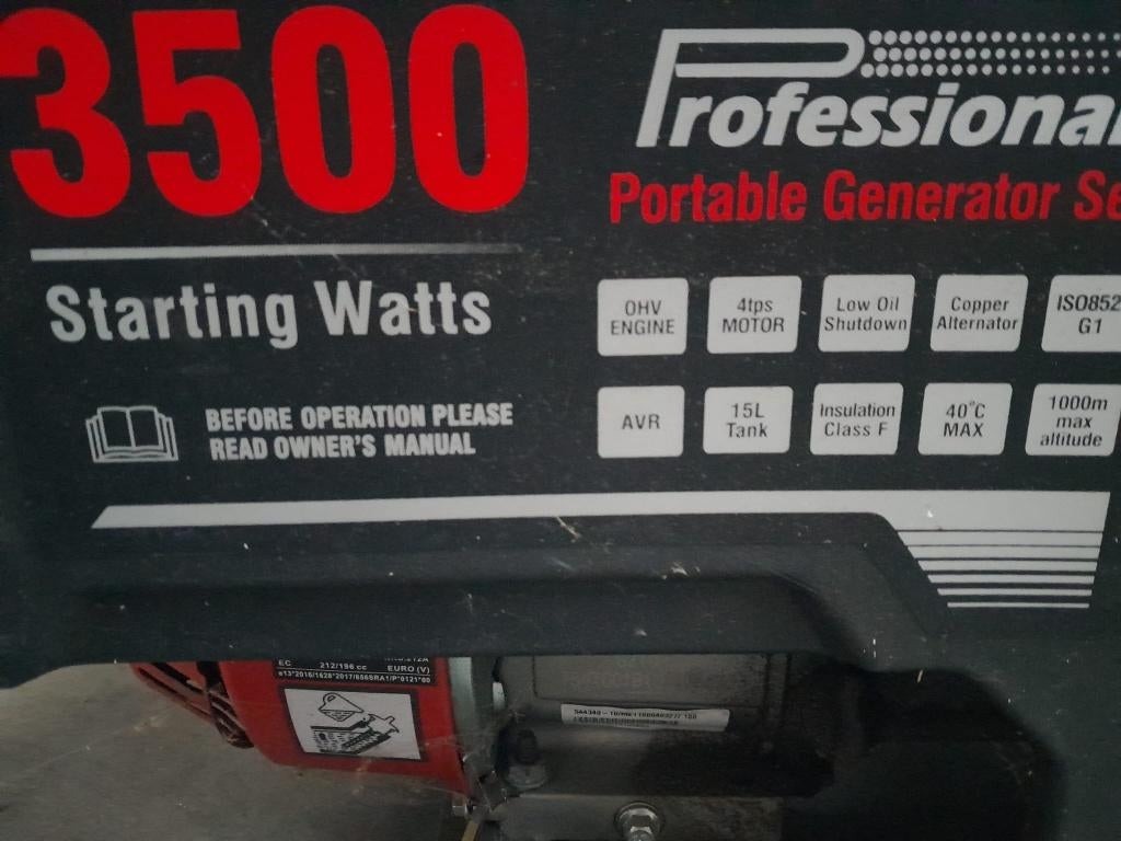 amper gebruikte aggregaat, Ophalen, Zo goed als nieuw